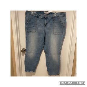 Boyfriend crop jeans